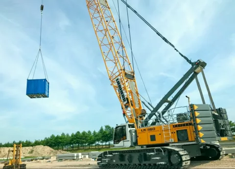 Гусеничный кран 160 т Liebherr LTR 1160