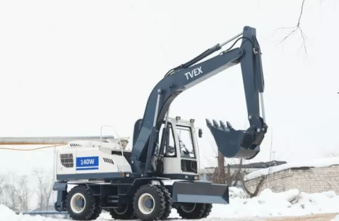 Колёсный экскаватор Tvex 140W