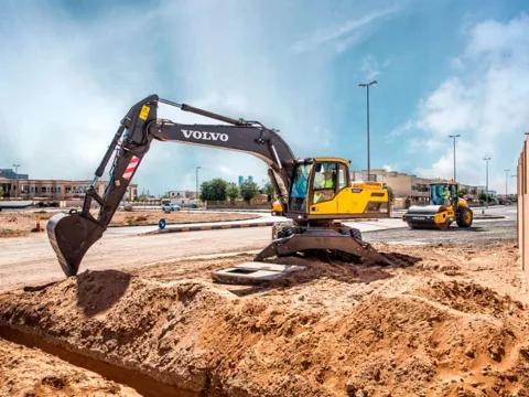 Колёсный экскаватор Volvo EW205D