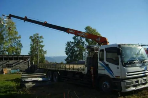 Кран-манипулятор Isuzu Giga 5 т