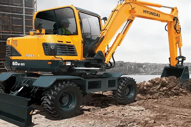 Мини-экскаватор Hyundai R60W-9S