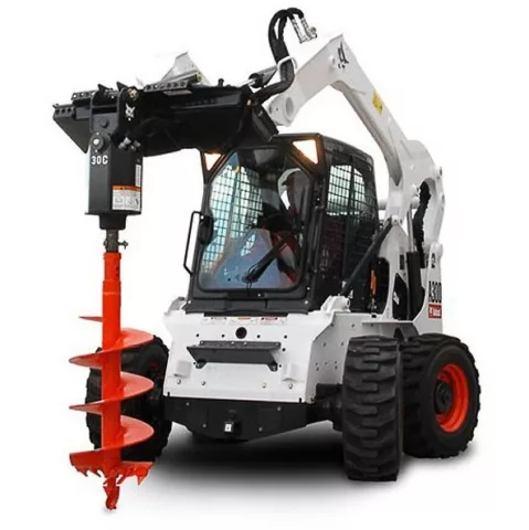 Ямобур на базе мини-погрузчика Bobcat S175